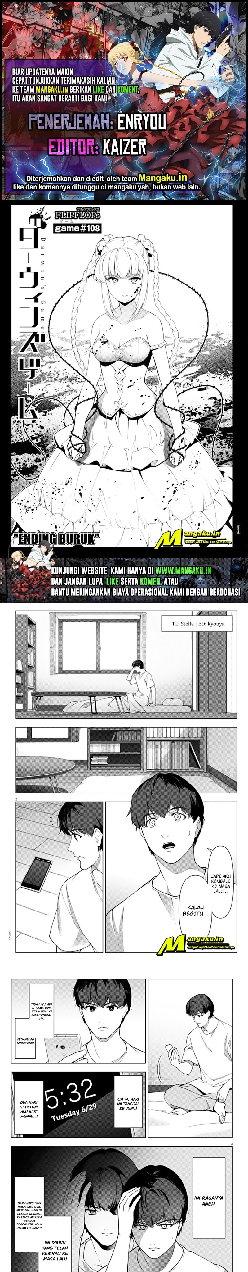 Halaman 1 dari Darwins Game Chapter 108.1