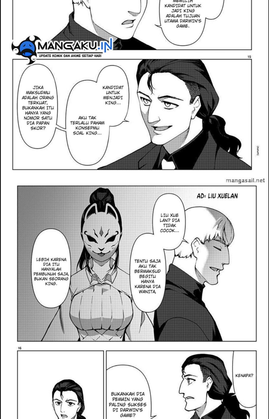 Halaman 16 dari Darwins Game Chapter 111.1