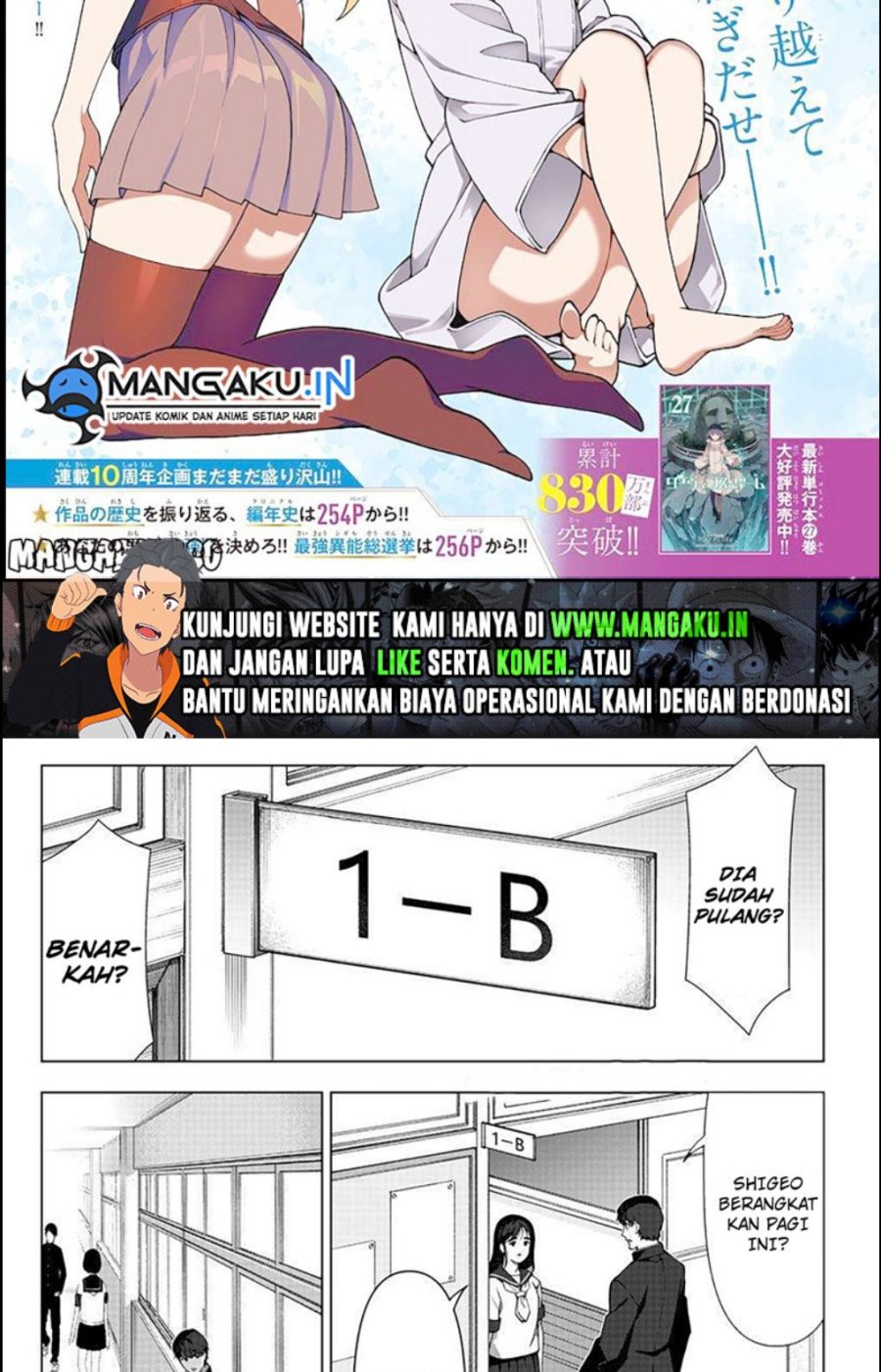 Halaman 2 dari Darwins Game Chapter 111.1