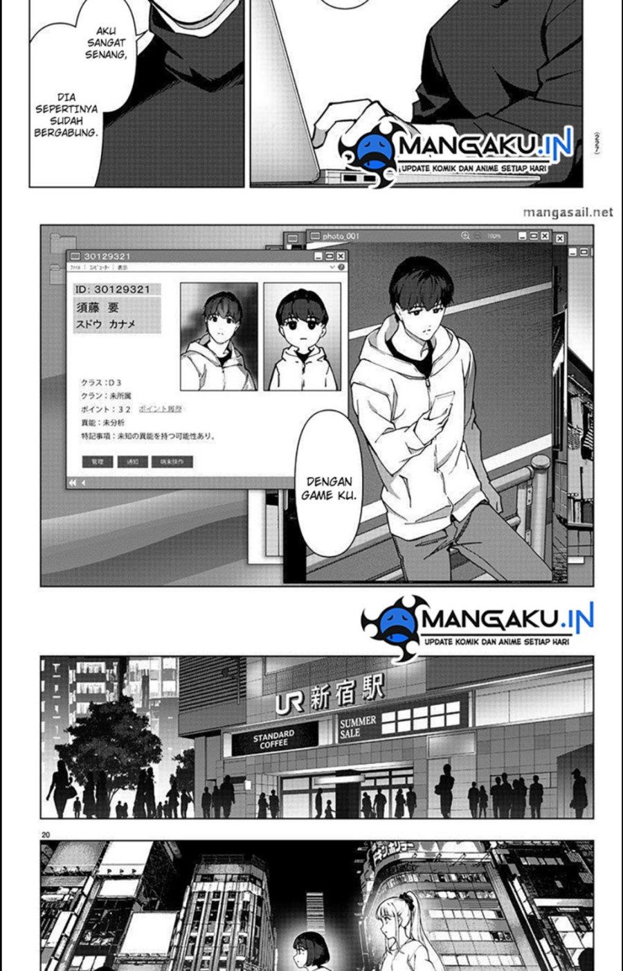 Halaman 20 dari Darwins Game Chapter 111.1