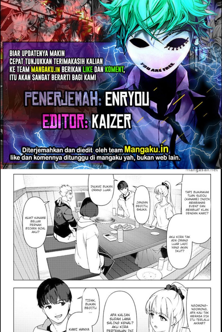 Halaman 1 dari Darwins Game Chapter 111.2