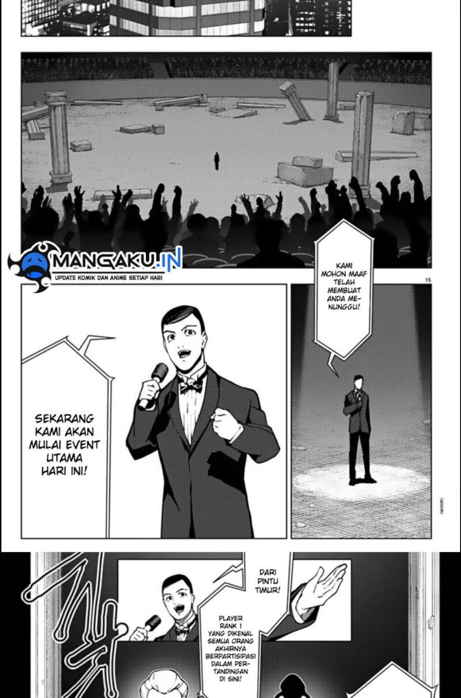 Halaman 15 dari Darwins Game Chapter 112.1
