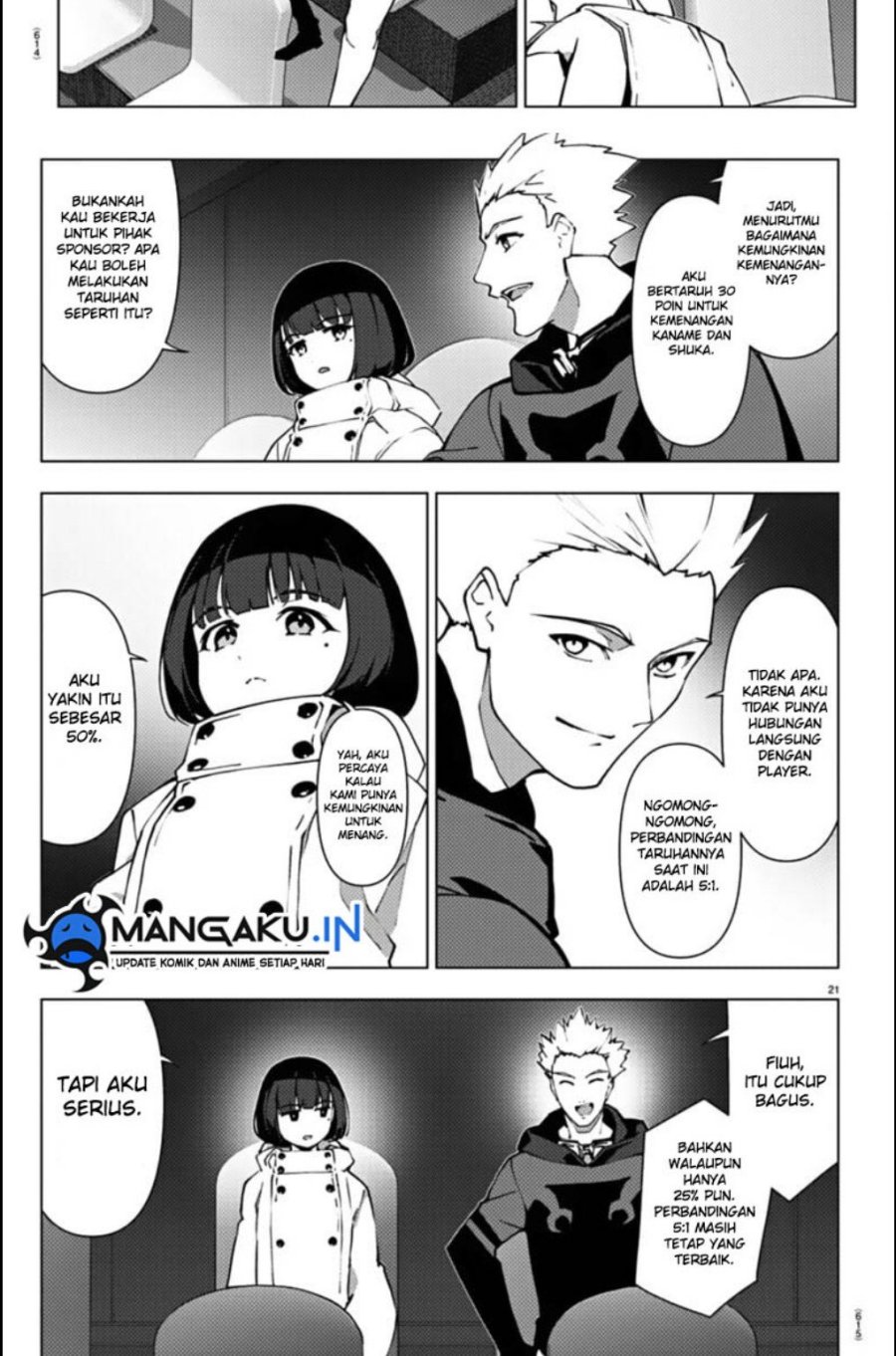 Halaman 19 dari Darwins Game Chapter 112.1