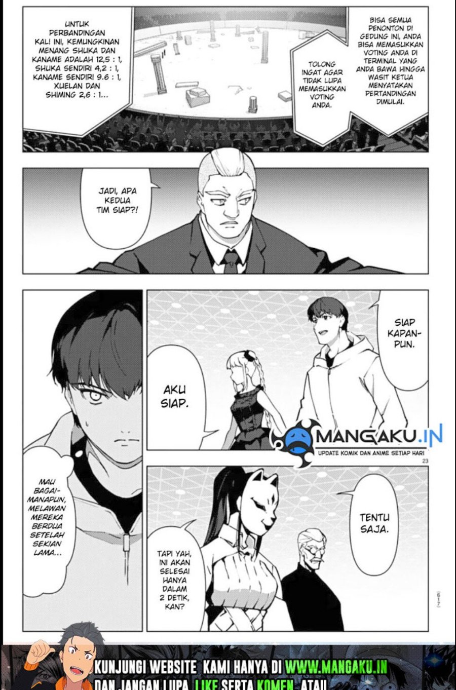 Halaman 21 dari Darwins Game Chapter 112.1