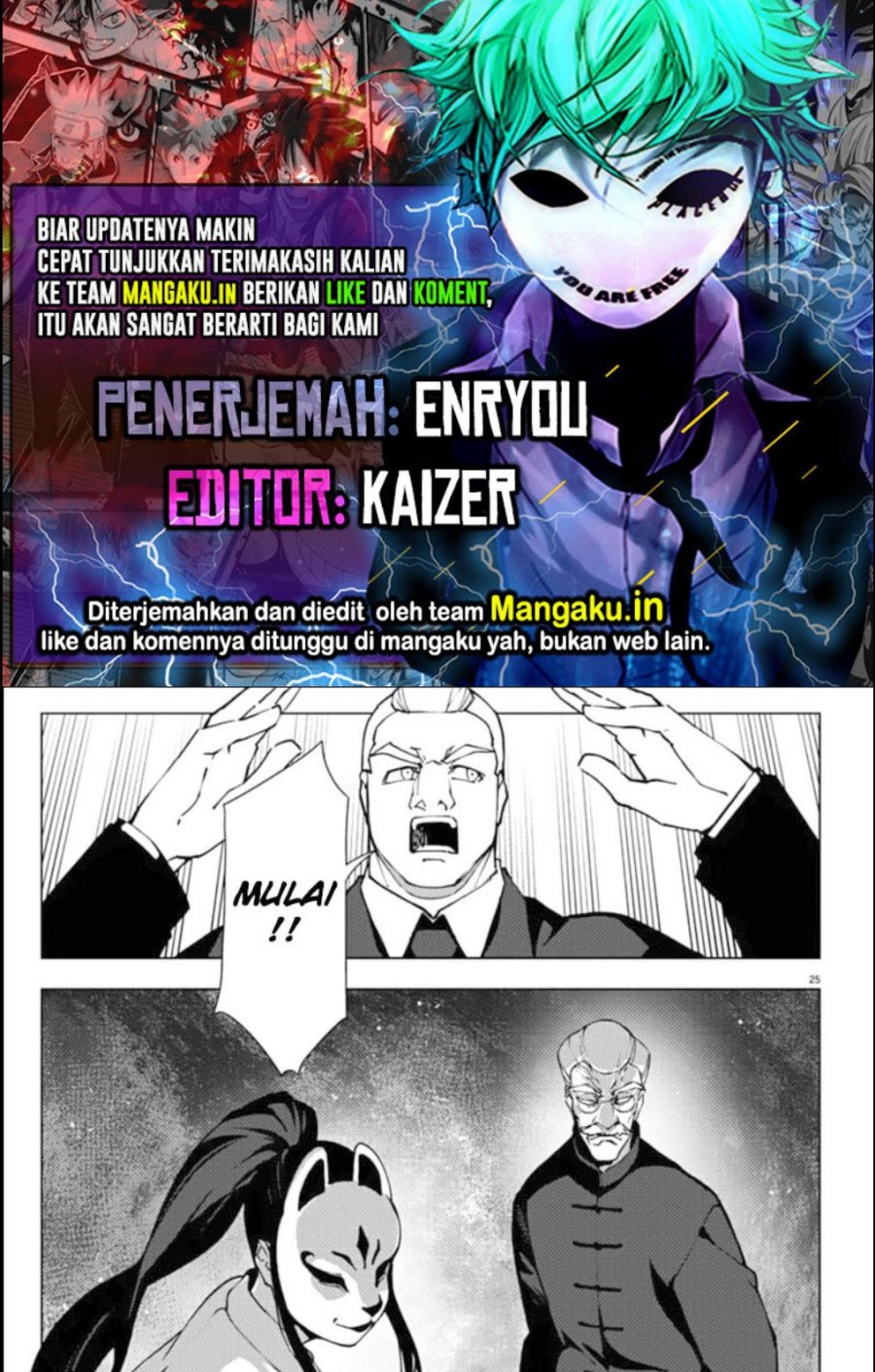 Halaman 1 dari Darwins Game Chapter 112.2