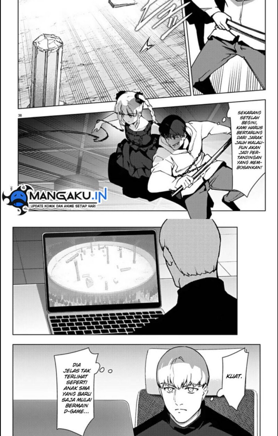 Halaman 14 dari Darwins Game Chapter 112.2