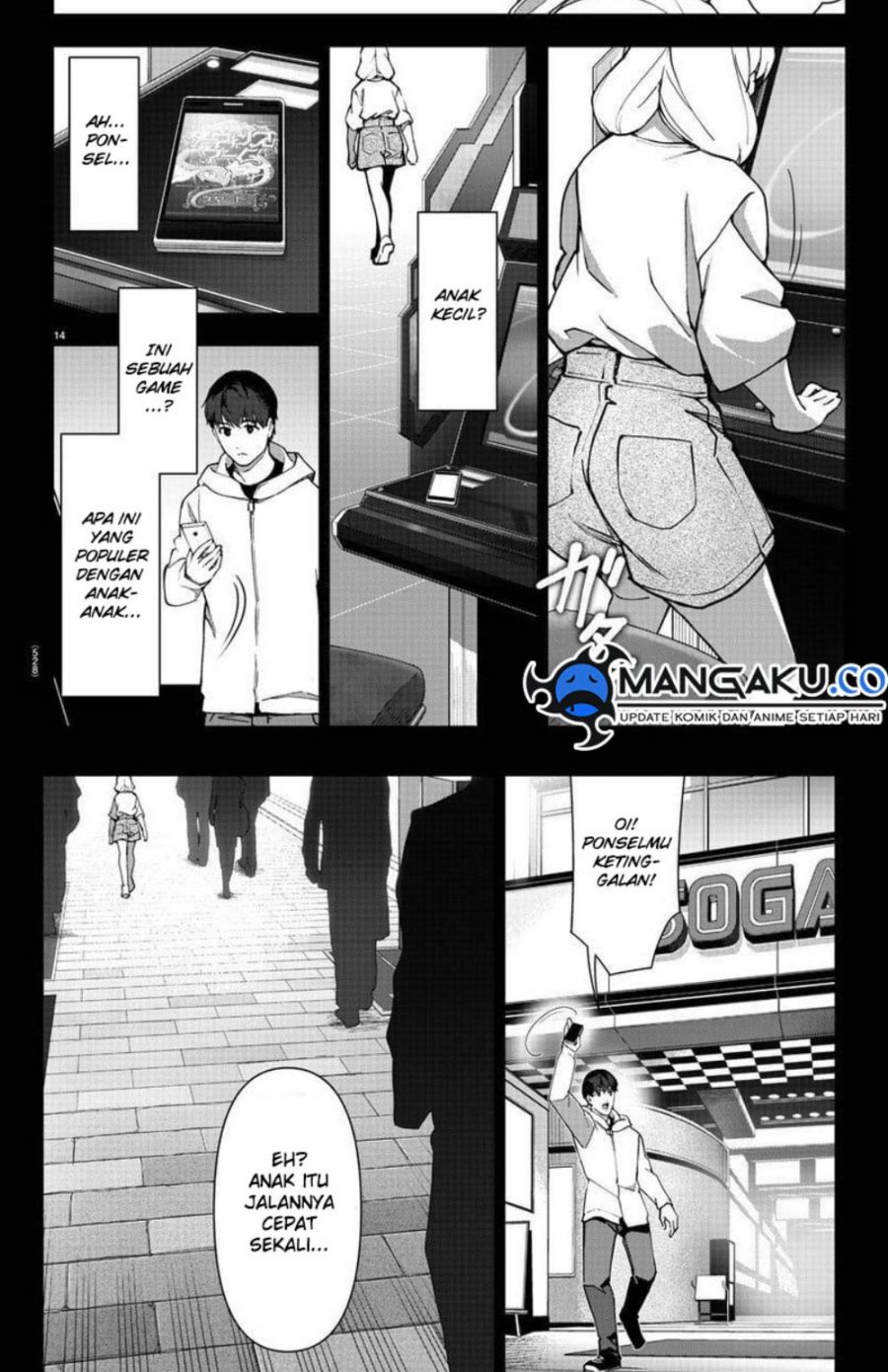 Halaman 14 dari Darwins Game Chapter 114