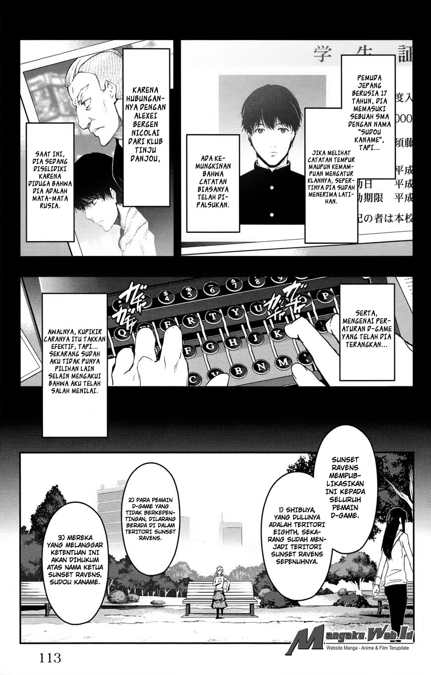 Halaman 17 dari Darwins Game Chapter 31
