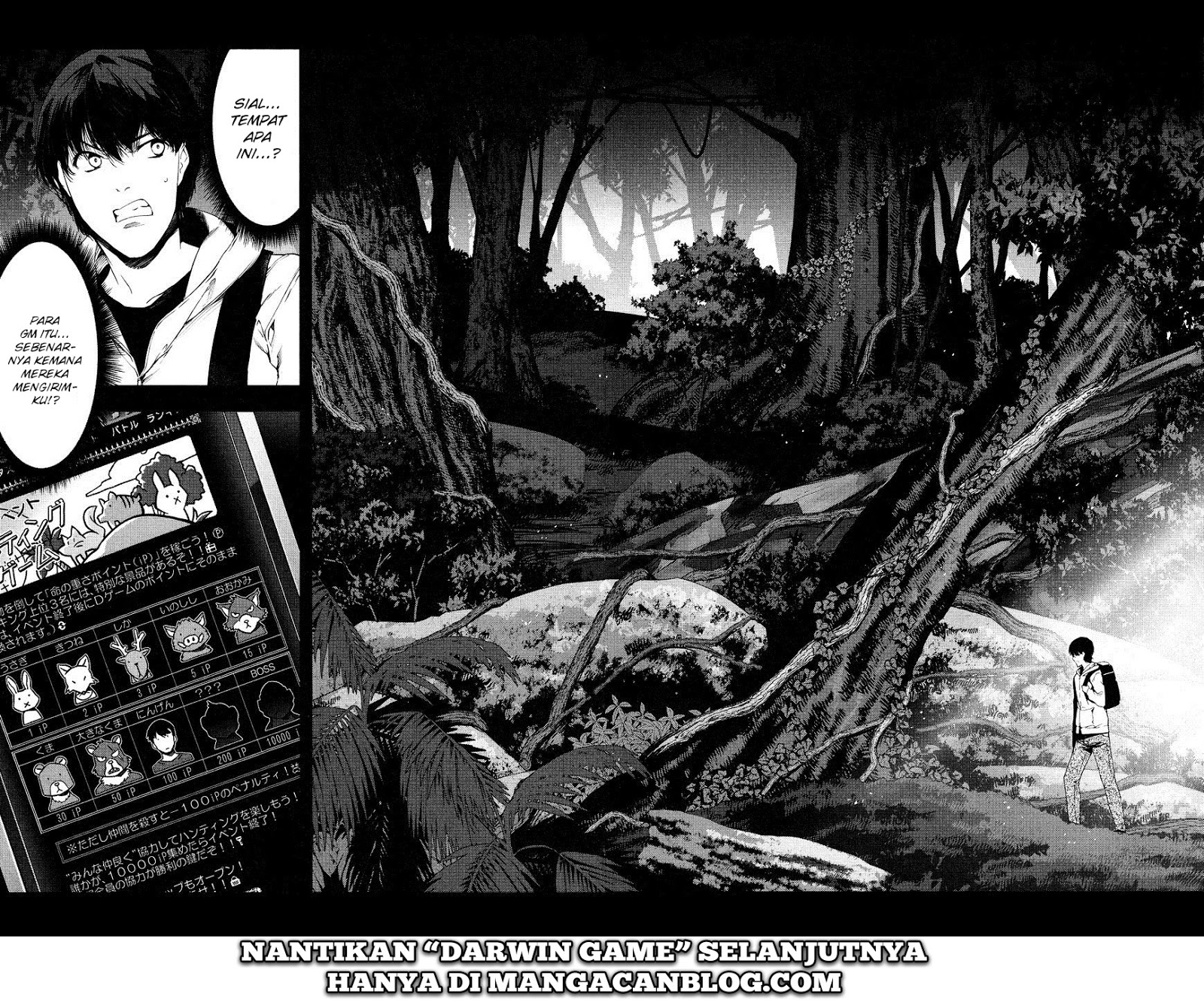 Halaman 41 dari Darwins Game Chapter 34