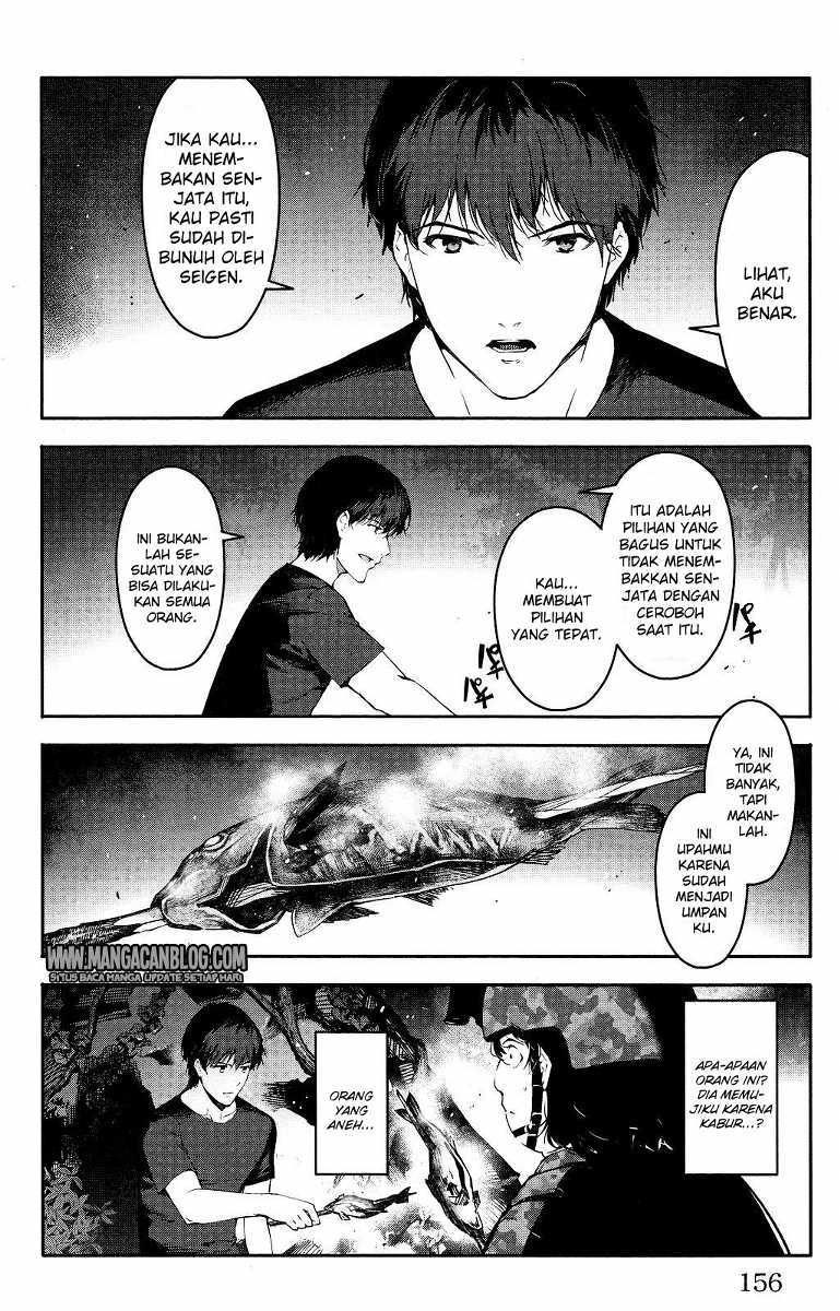Halaman 14 dari Darwins Game Chapter 36