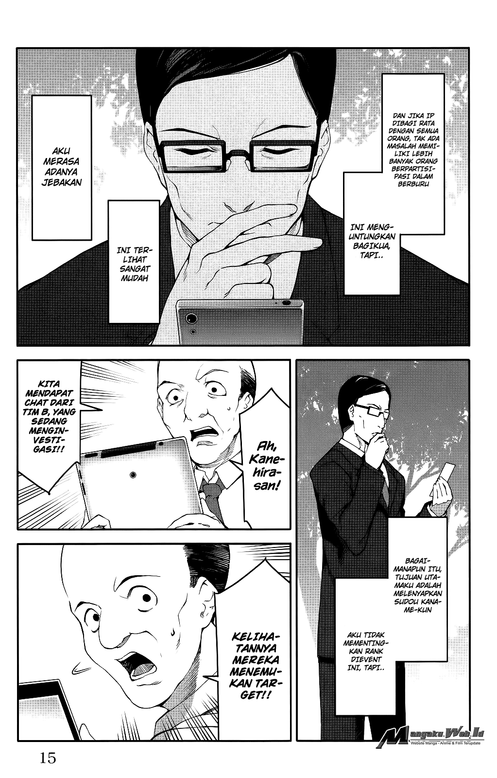 Halaman 12 dari Darwins Game Chapter 37