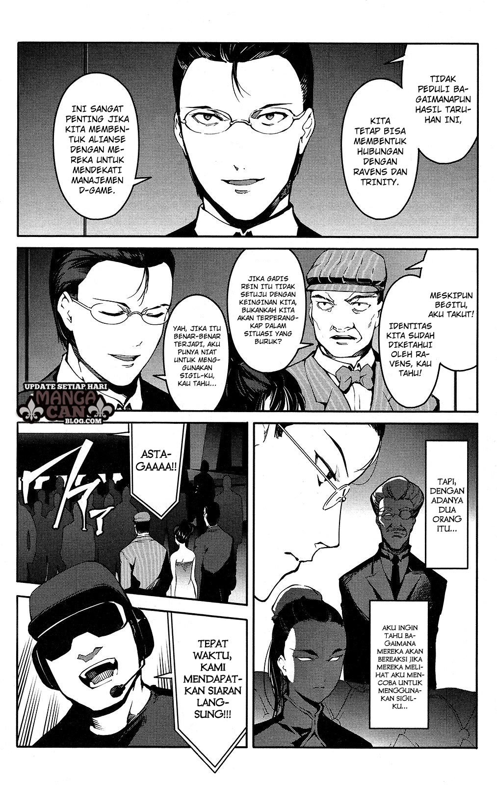 Halaman 14 dari Darwins Game Chapter 41