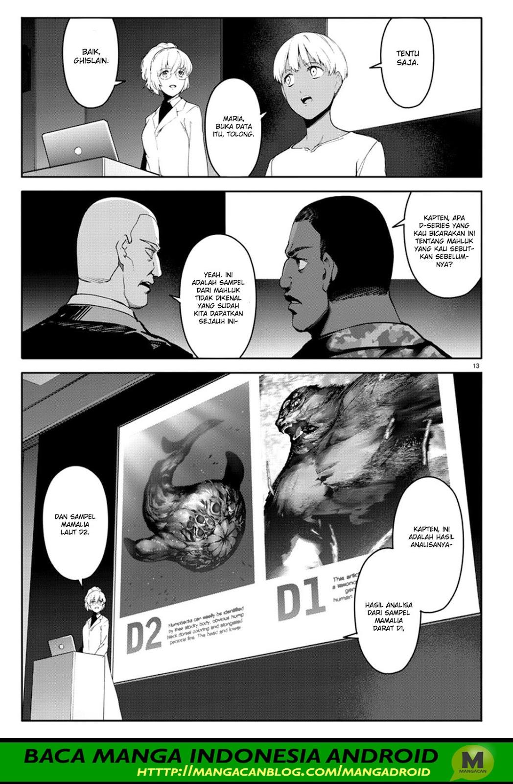 Halaman 13 dari Darwins Game Chapter 61