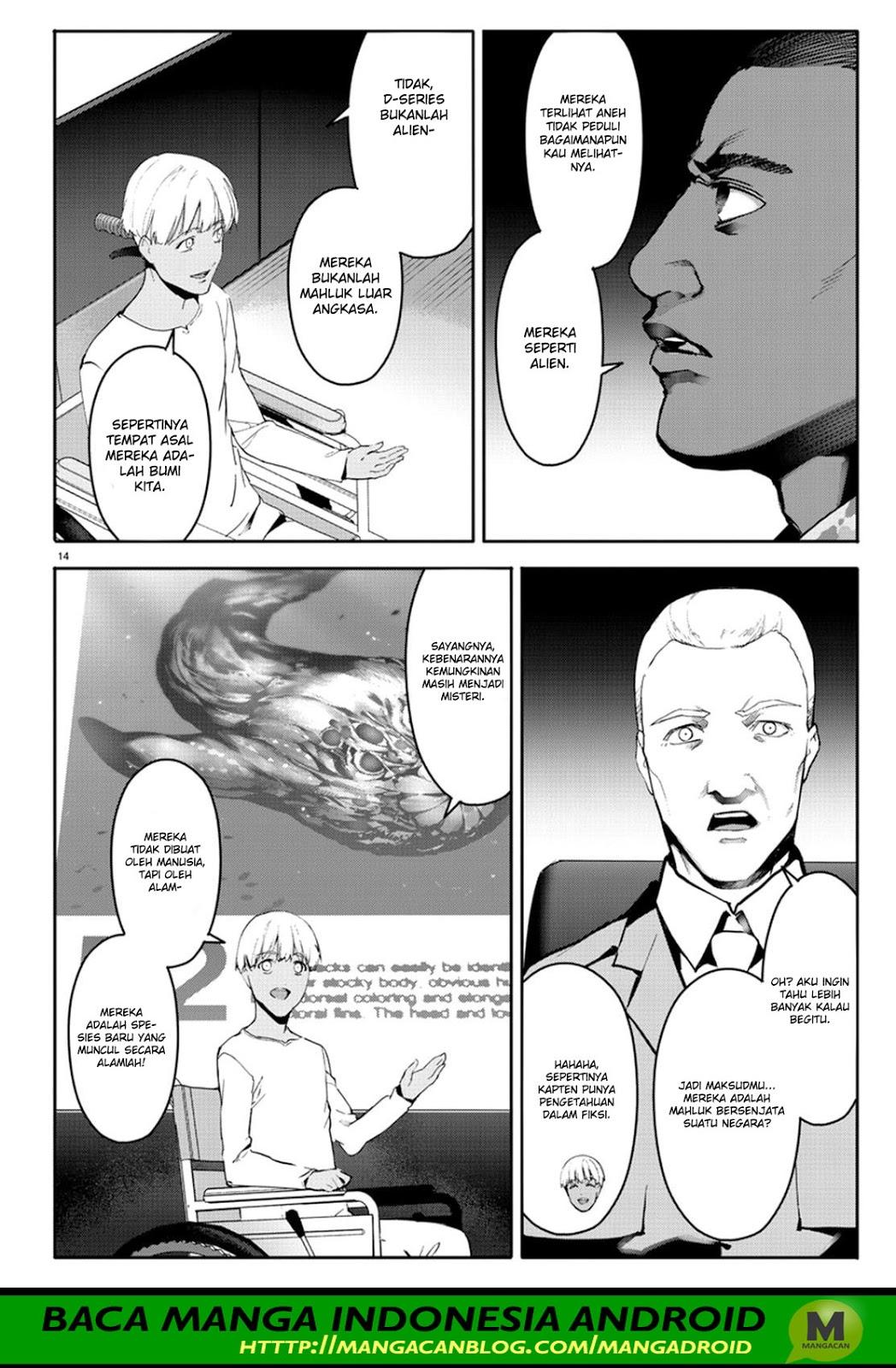 Halaman 14 dari Darwins Game Chapter 61