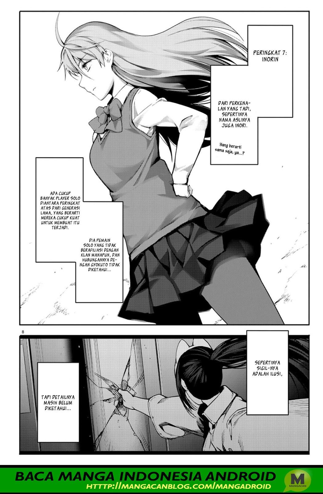 Halaman 8 dari Darwins Game Chapter 61