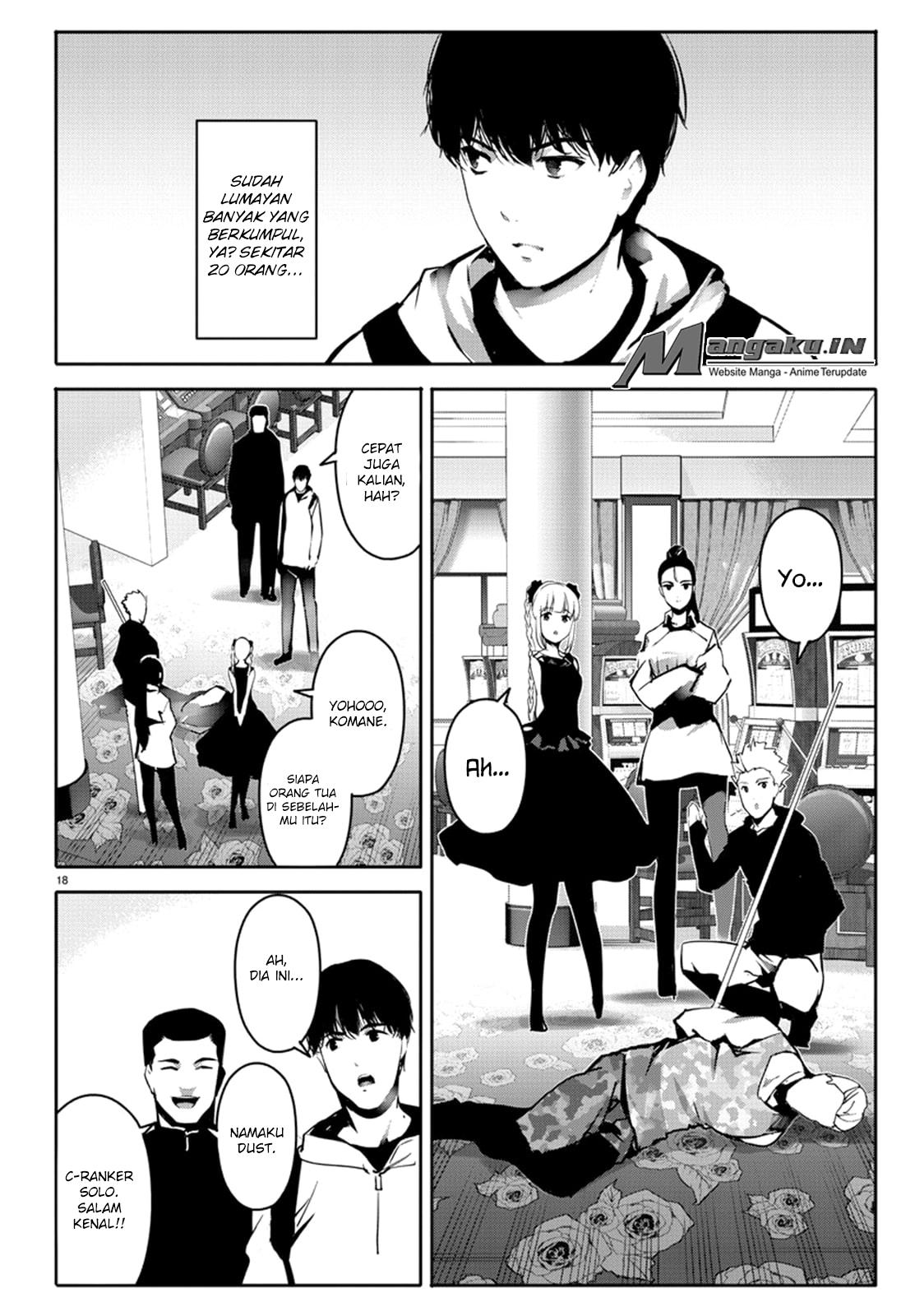 Halaman 19 dari Darwins Game Chapter 64