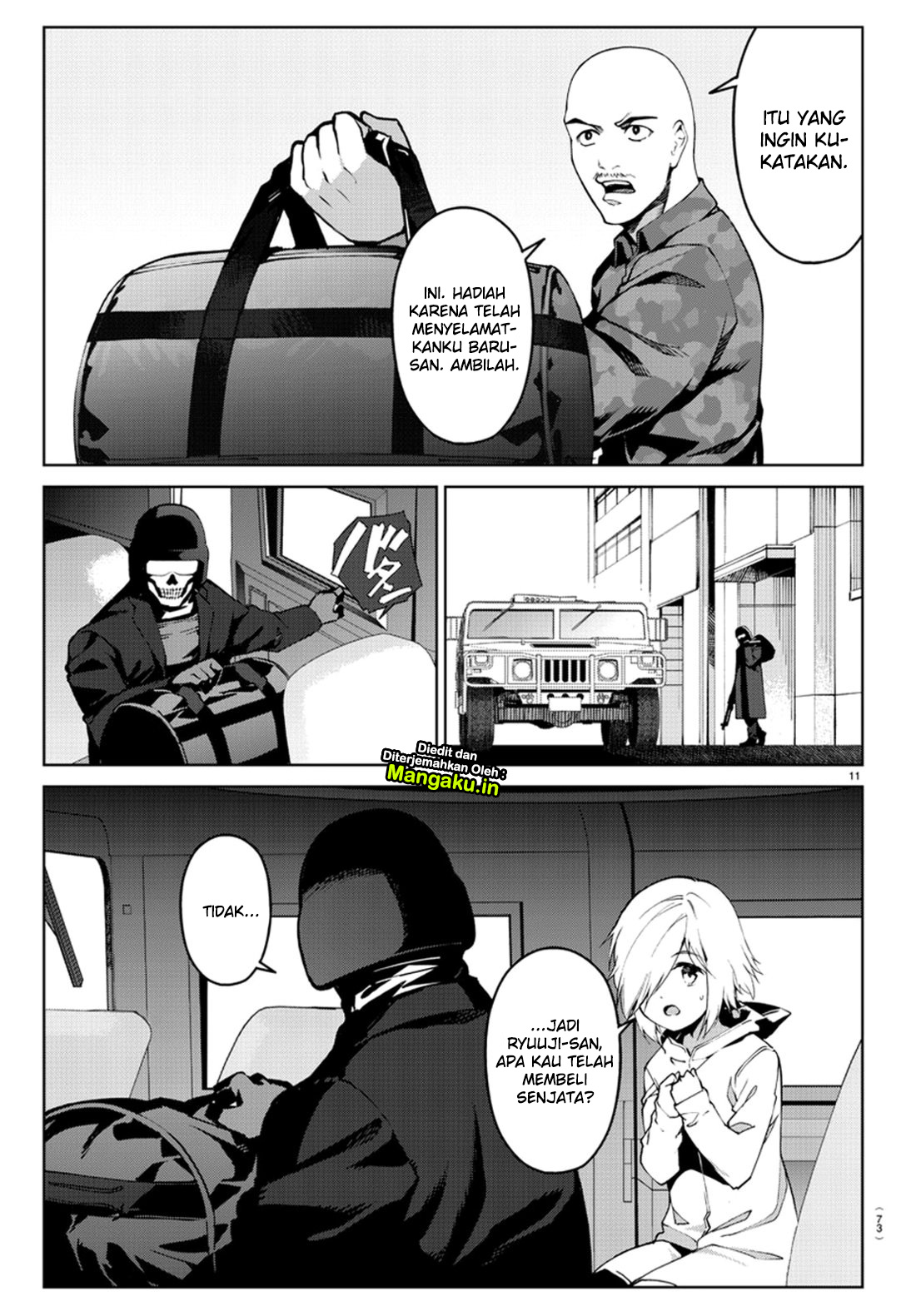 Halaman 13 dari Darwins Game Chapter 71