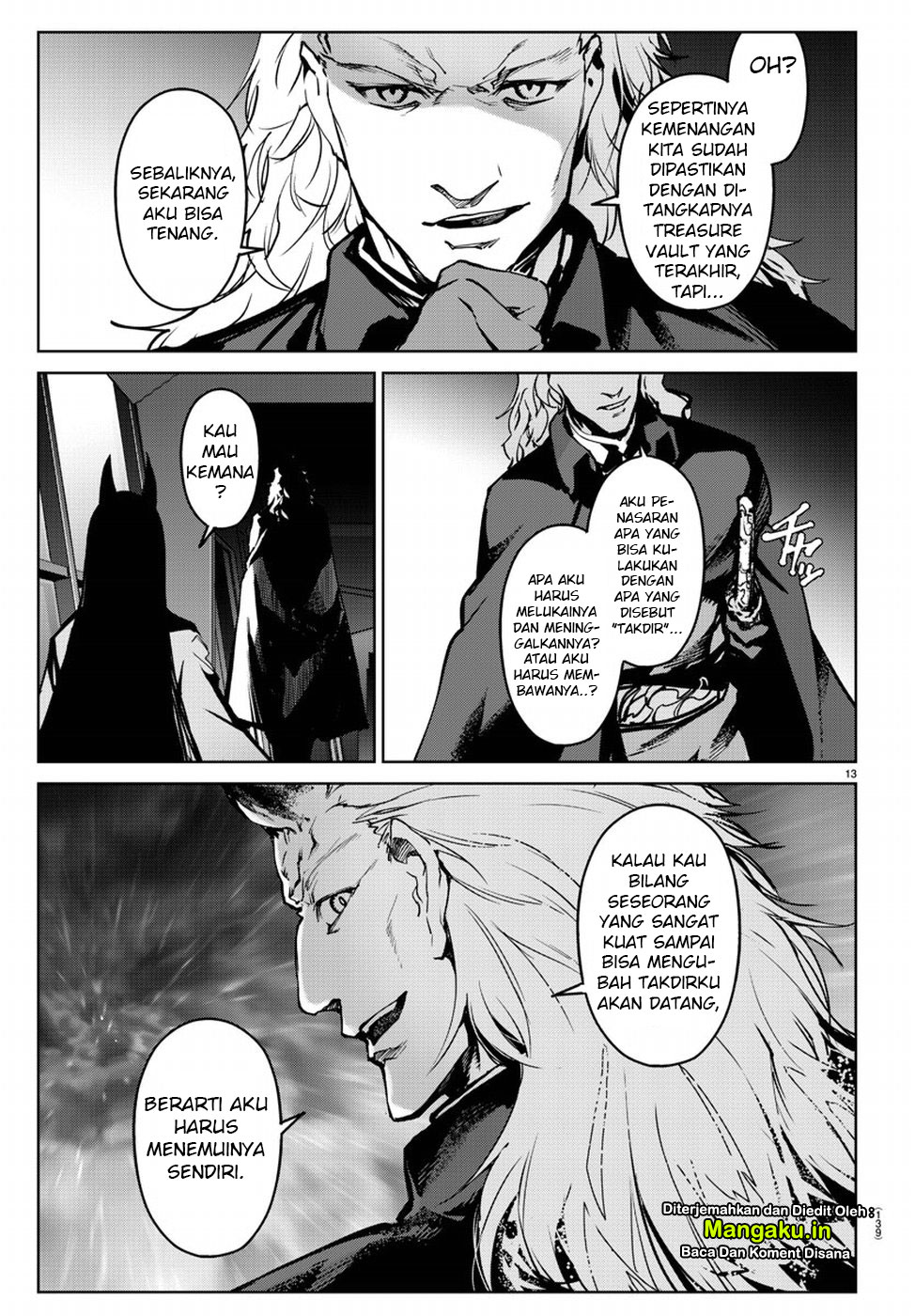 Halaman 14 dari Darwins Game Chapter 72