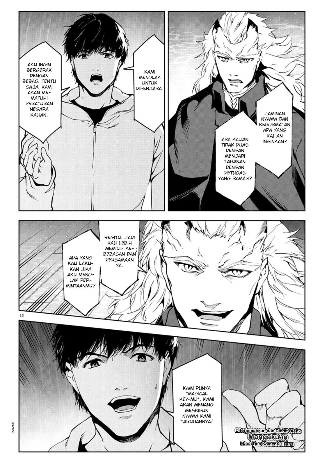 Halaman 12 dari Darwins Game Chapter 73