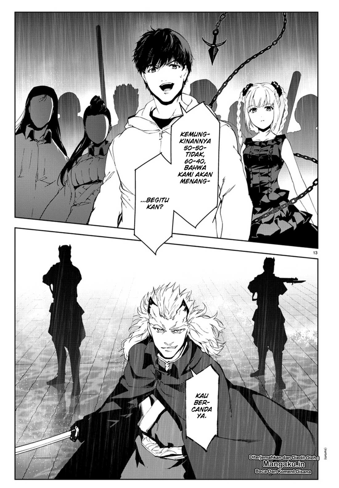 Halaman 13 dari Darwins Game Chapter 73