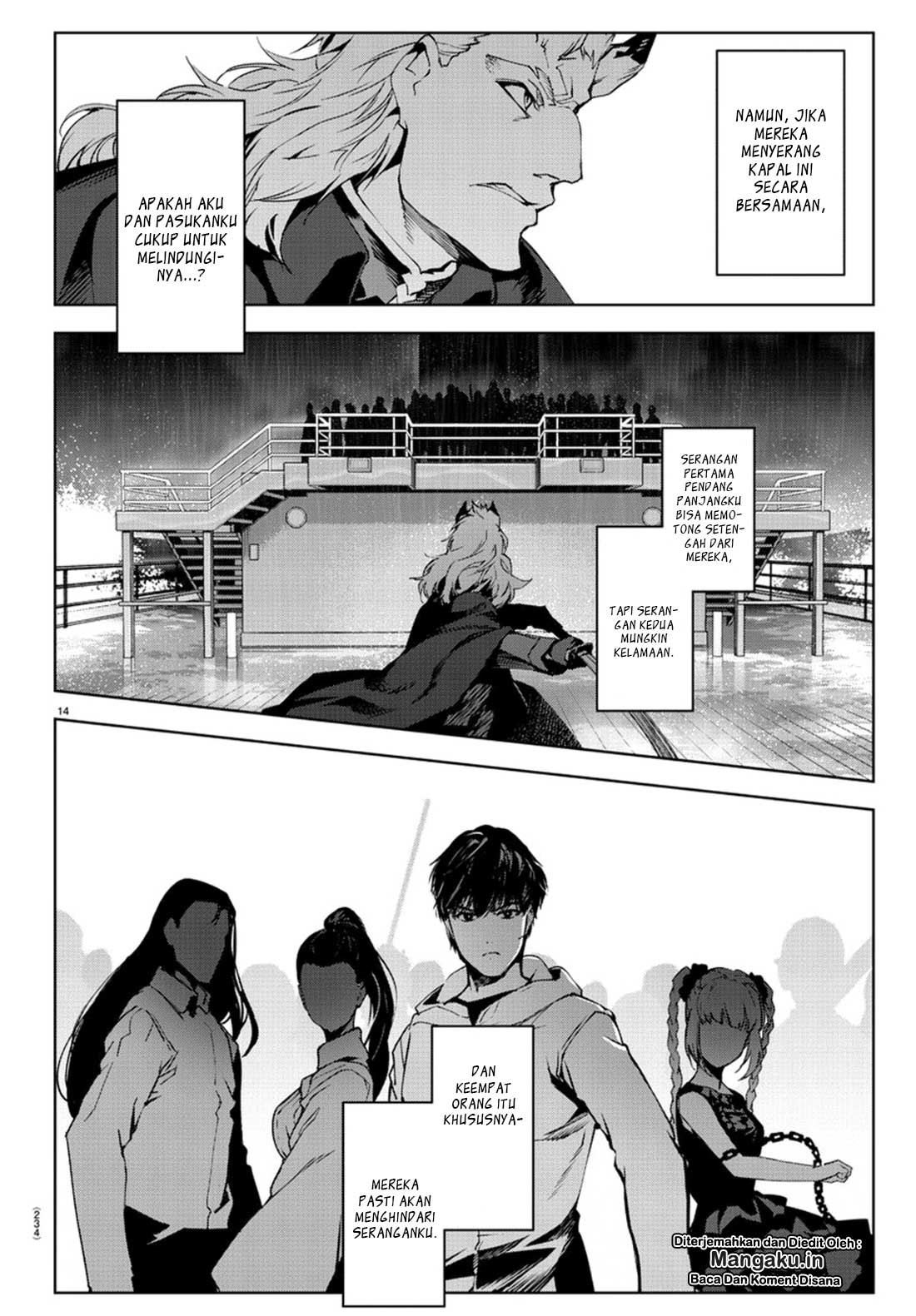 Halaman 14 dari Darwins Game Chapter 73
