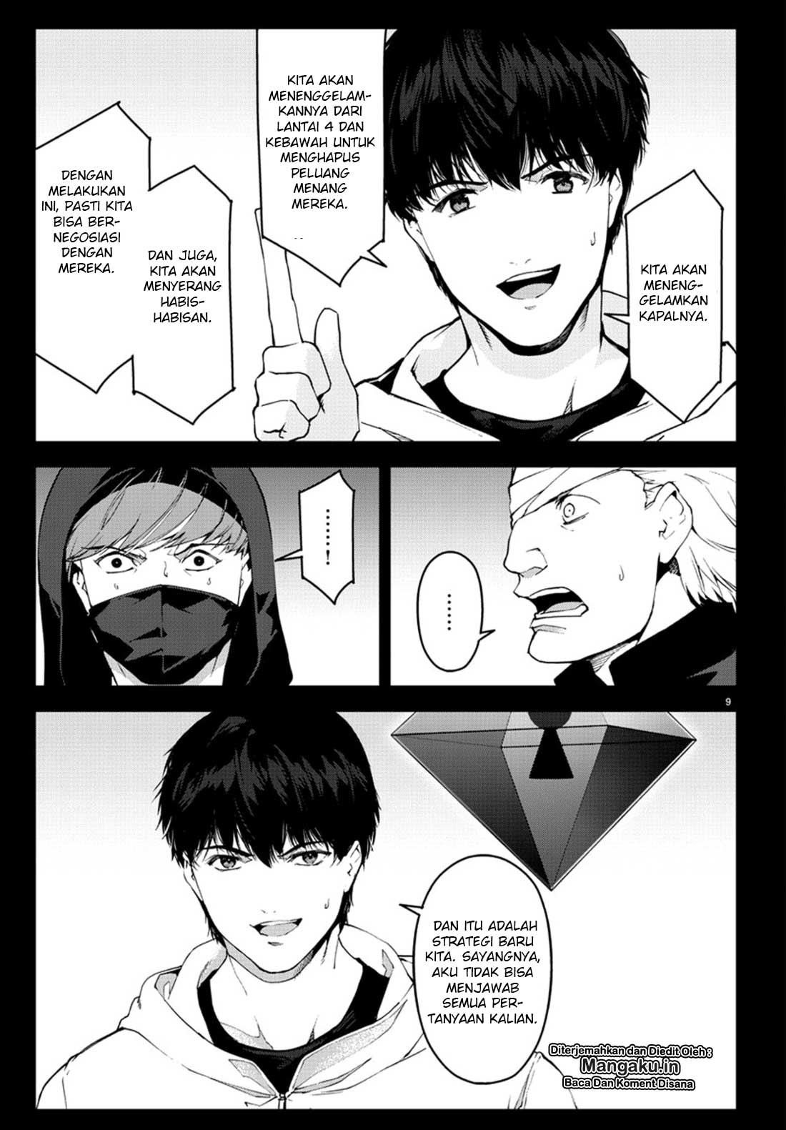 Halaman 9 dari Darwins Game Chapter 73