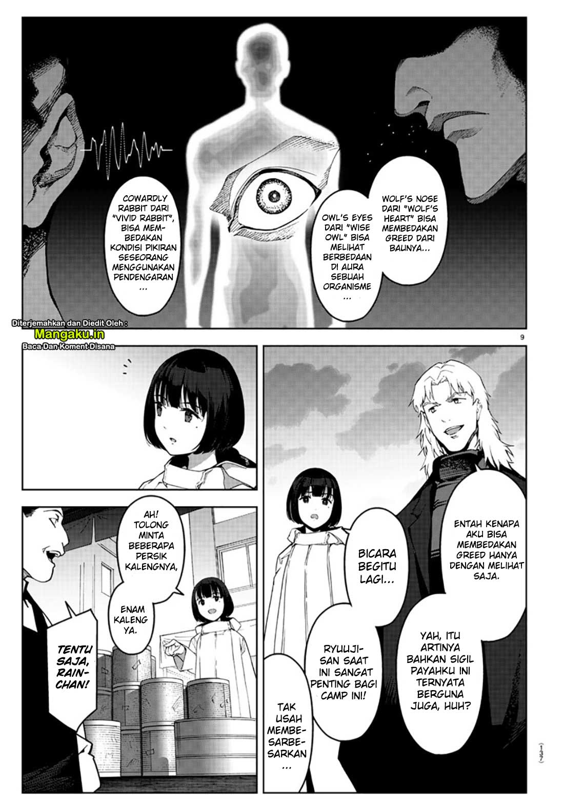 Halaman 11 dari Darwins Game Chapter 84.1