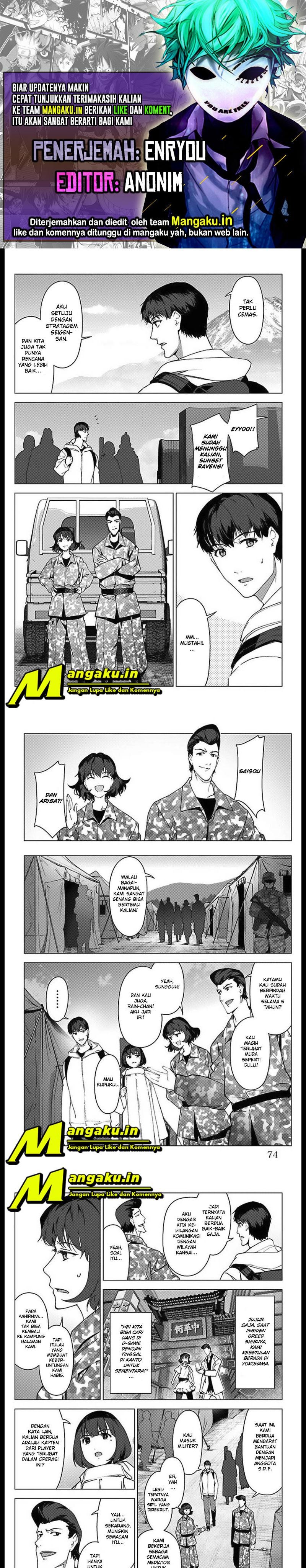 Halaman 1 dari Darwins Game Chapter 98.2