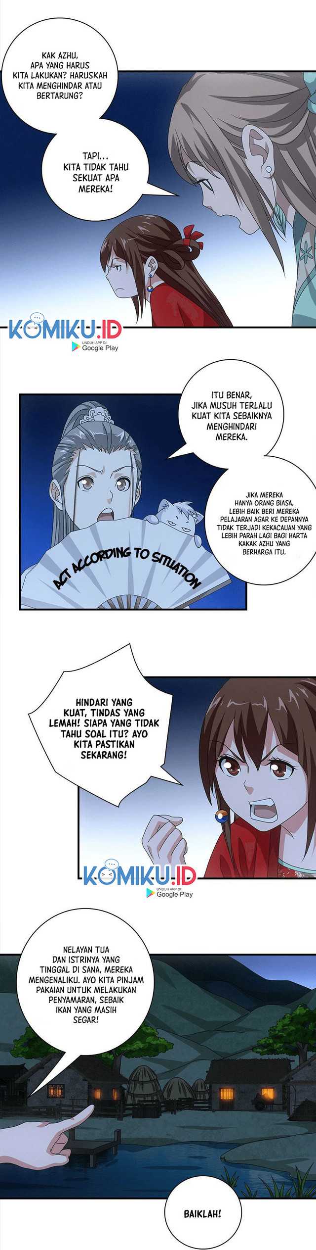 Halaman 3 dari Demi-Gods and Semi-Devils Chapter 74