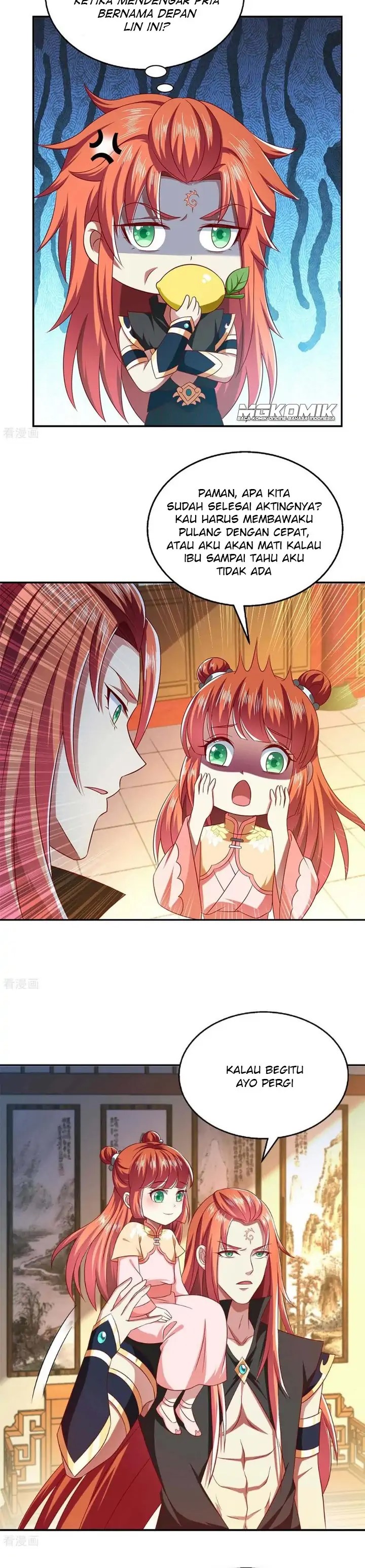 Halaman 11 dari Demon King Domination Pet Genius Meng Bao Belly Black Mother Chapter 47