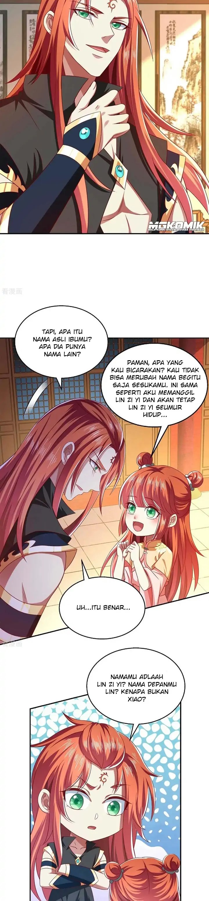 Halaman 9 dari Demon King Domination Pet Genius Meng Bao Belly Black Mother Chapter 47