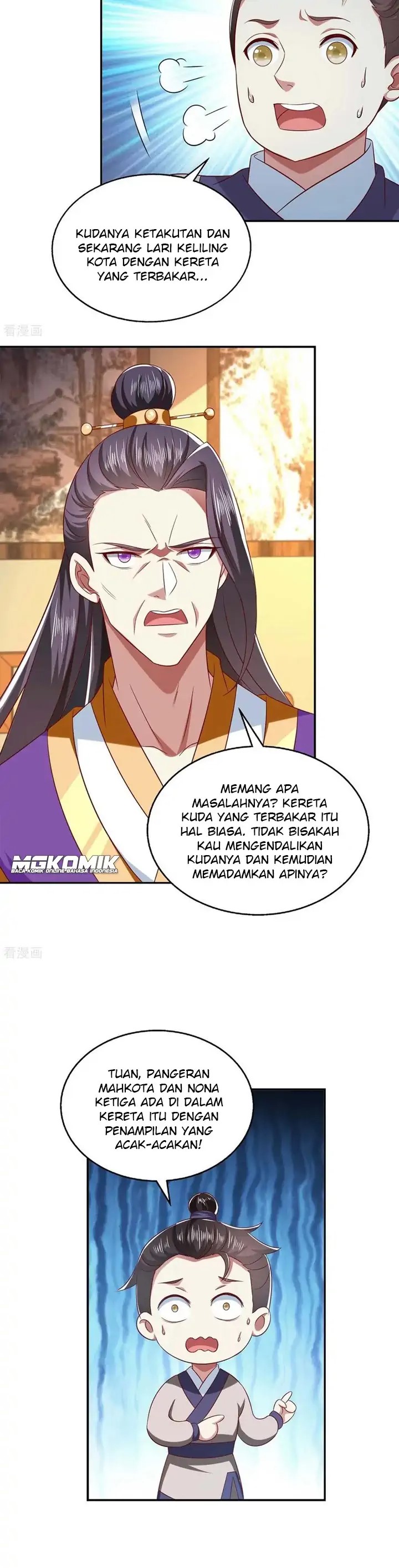Halaman 2 dari Demon King Domination Pet Genius Meng Bao Belly Black Mother Chapter 48