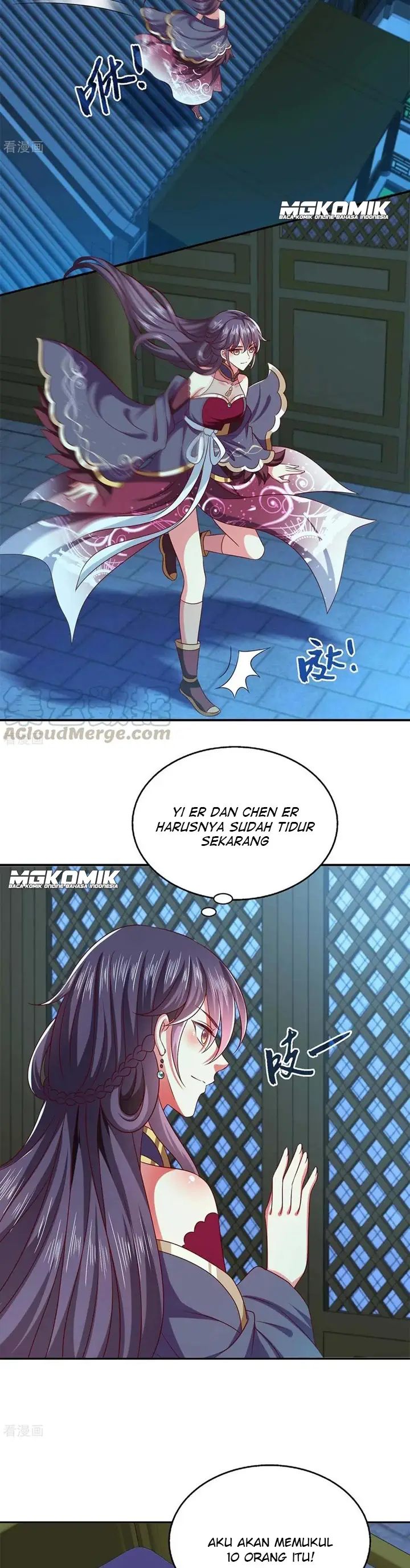 Halaman 4 dari Demon King Domination Pet Genius Meng Bao Belly Black Mother Chapter 49