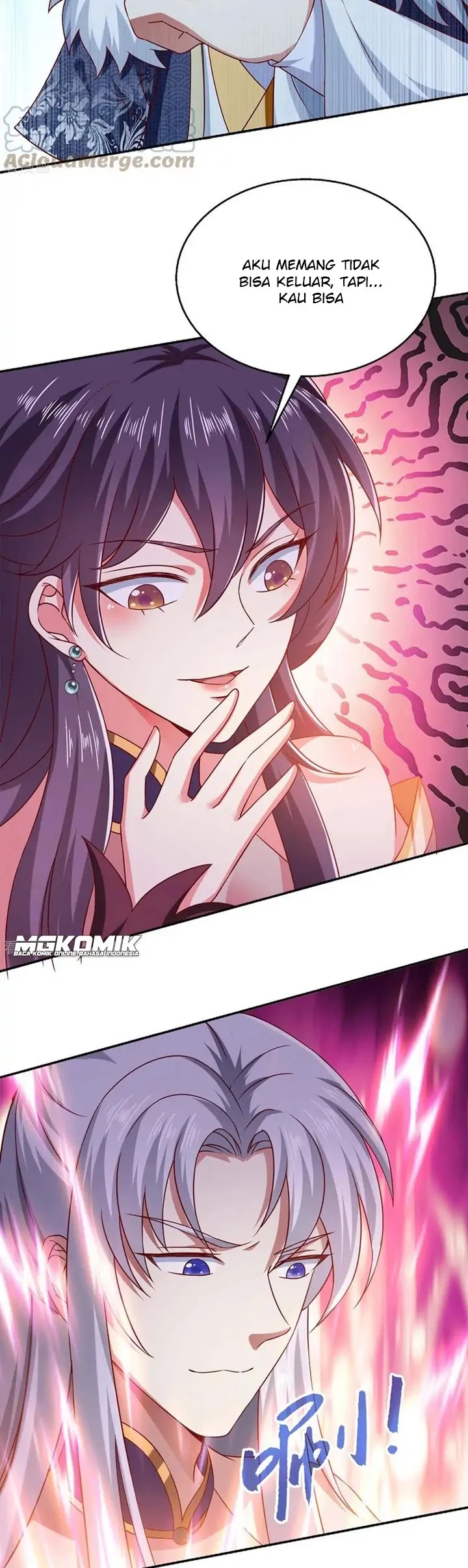Halaman 3 dari Demon King Domination Pet Genius Meng Bao Belly Black Mother Chapter 63