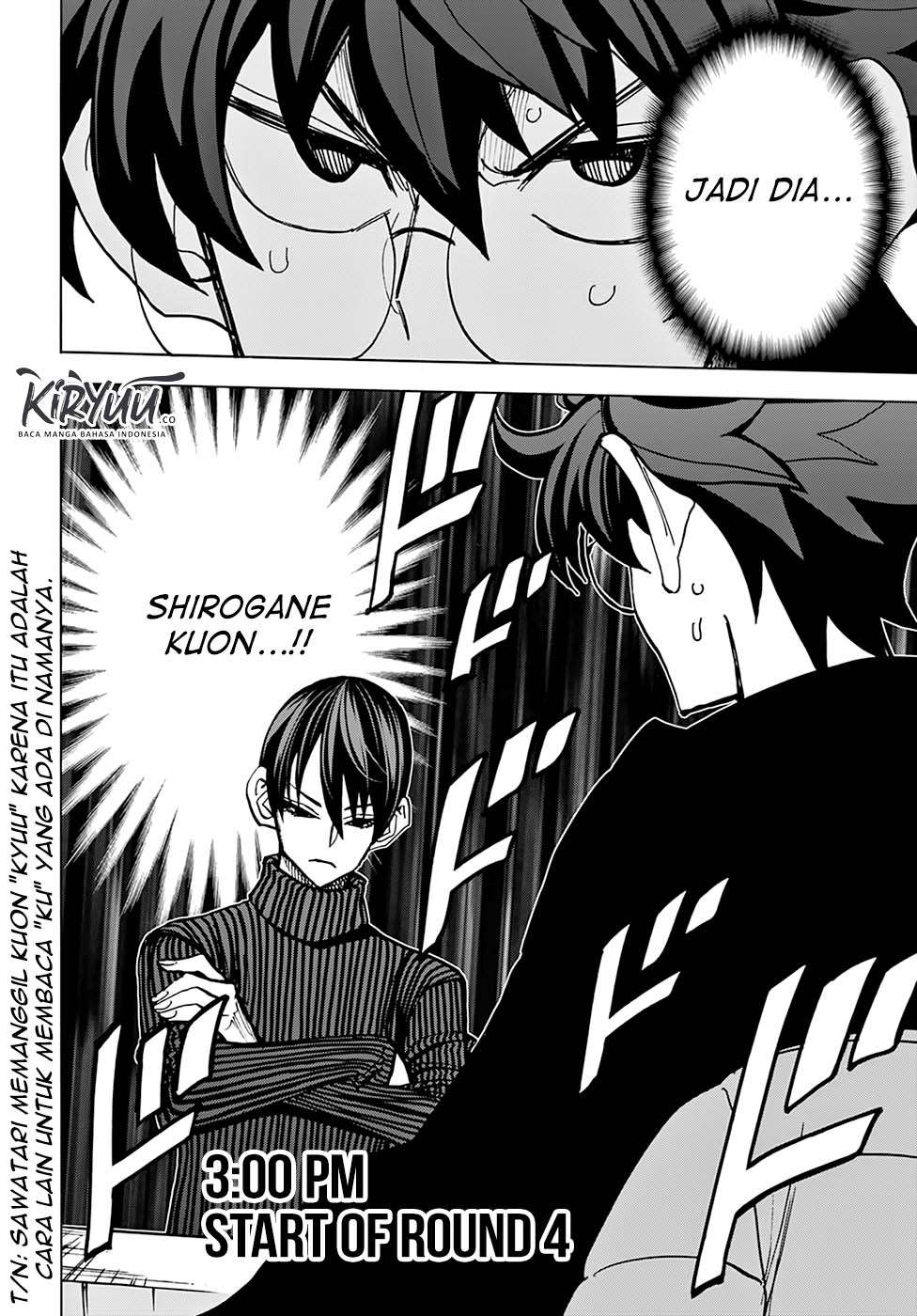 Halaman 37 dari Subete no Jinrui o Hakai Suru. Sorera wa Saisei Dekinai. Chapter 18
