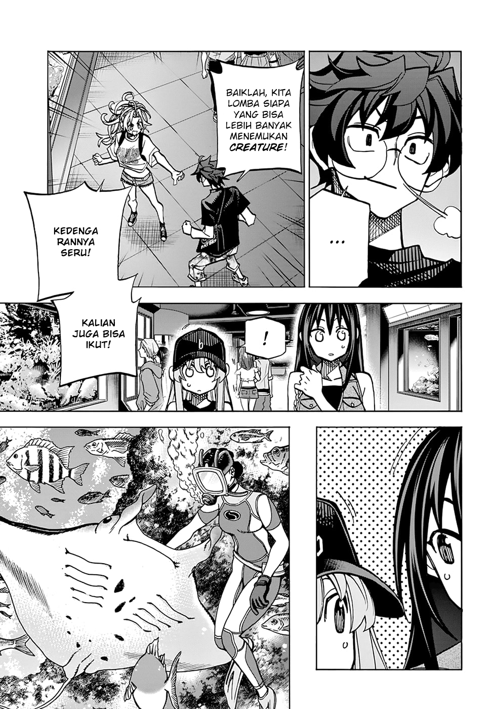 Halaman 12 dari Subete no Jinrui o Hakai Suru. Sorera wa Saisei Dekinai. Chapter 32
