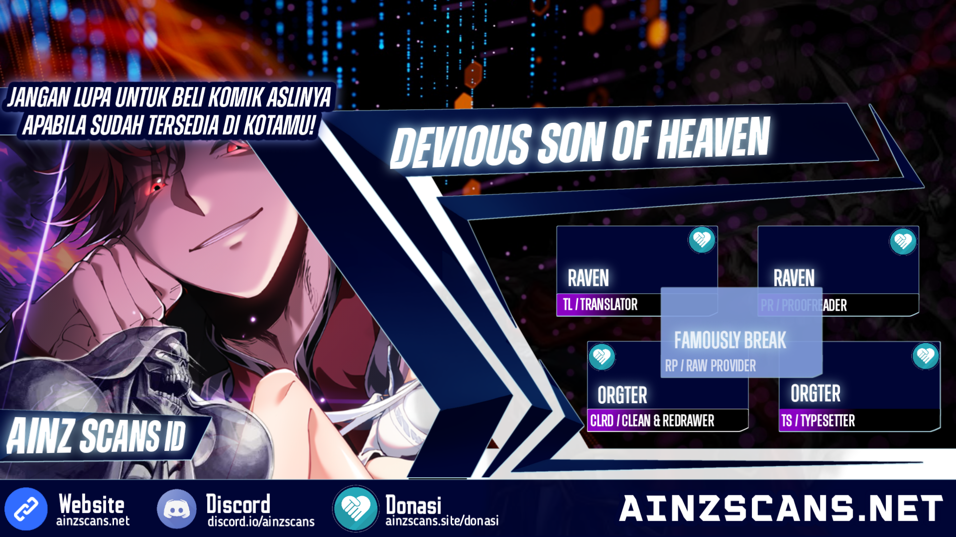 Halaman 2 dari Devious Son Of Heaven Chapter 125