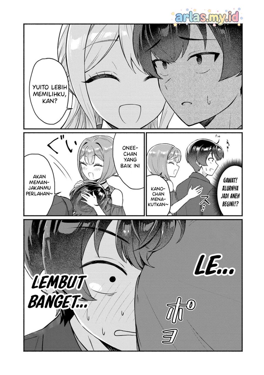 Douyara Ore wa Imadoki Gal na Toshiue Osananajimi kara Gekiomo Kanjou wo Mukerareteiru Rashii chapter 14 halaman 8