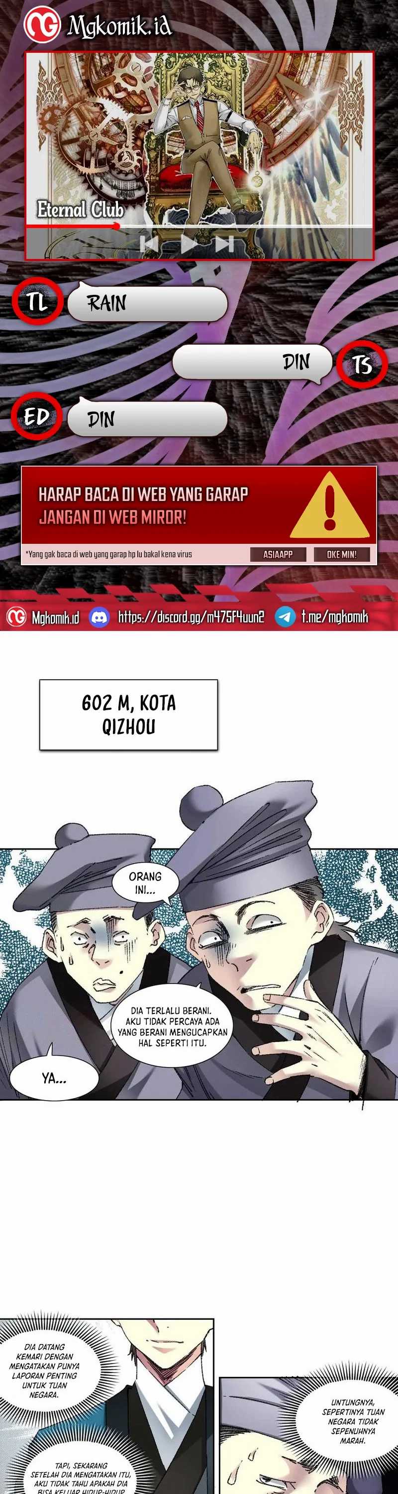 Halaman 1 dari Eternal Club Chapter 278