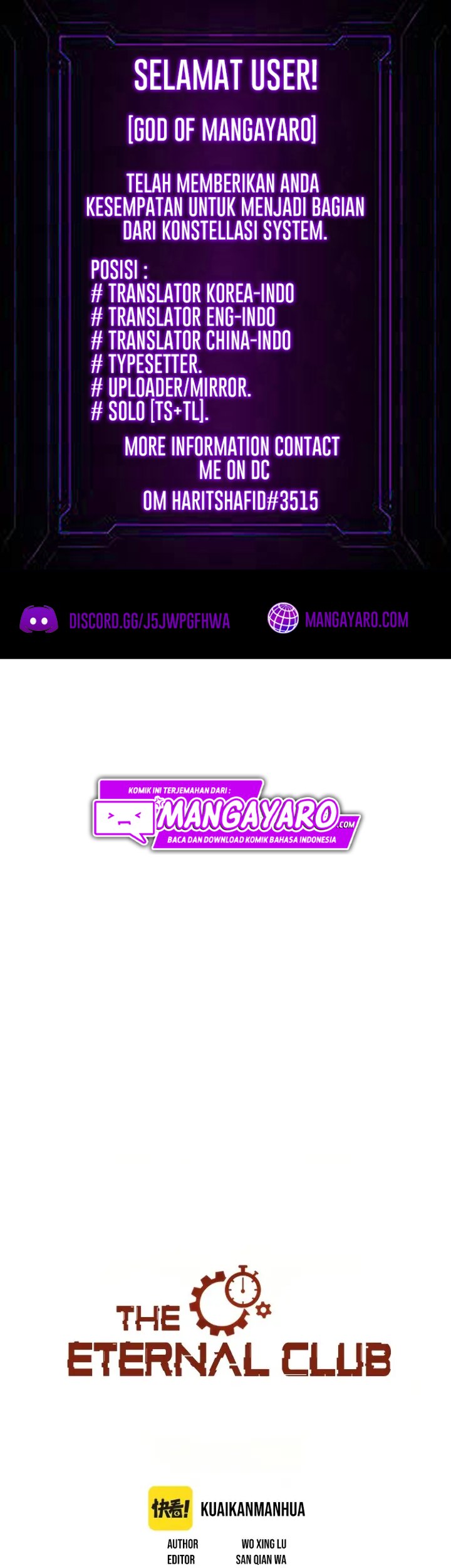 Halaman 2 dari Eternal Club Chapter 89