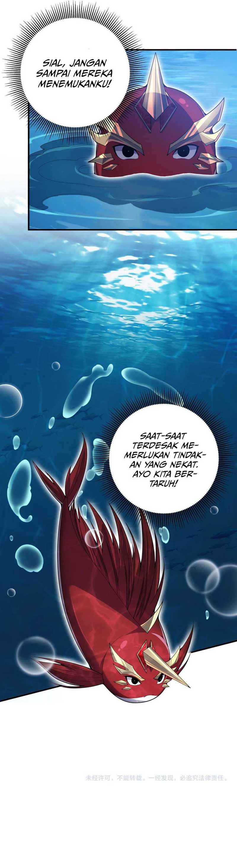 Halaman 20 dari Evolution from Carp to Divine Dragon Chapter 16