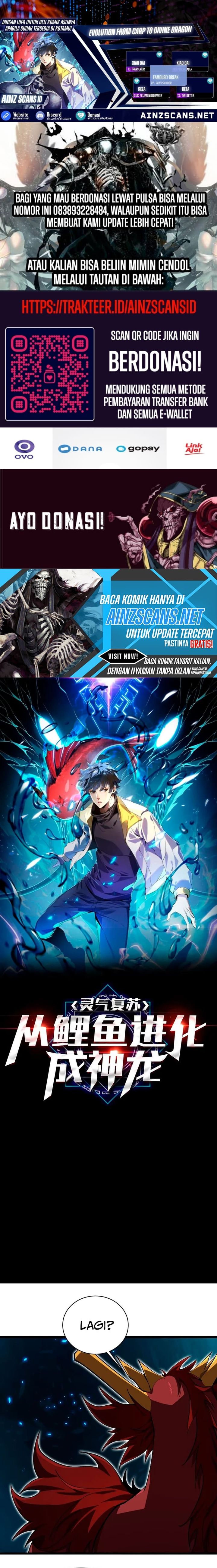 Halaman 1 dari Evolution from Carp to Divine Dragon Chapter 34