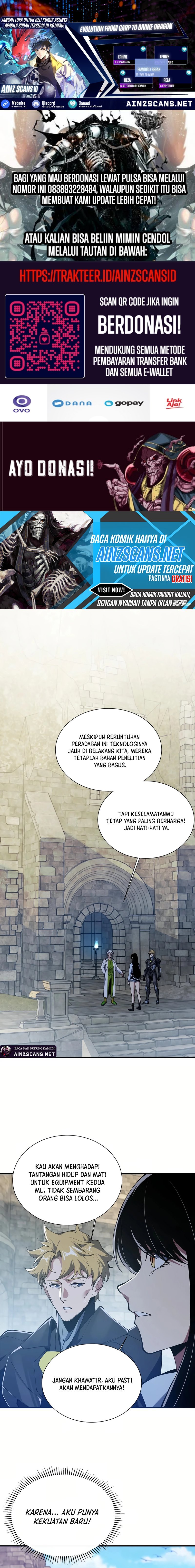 Halaman 1 dari Evolution from Carp to Divine Dragon Chapter 39