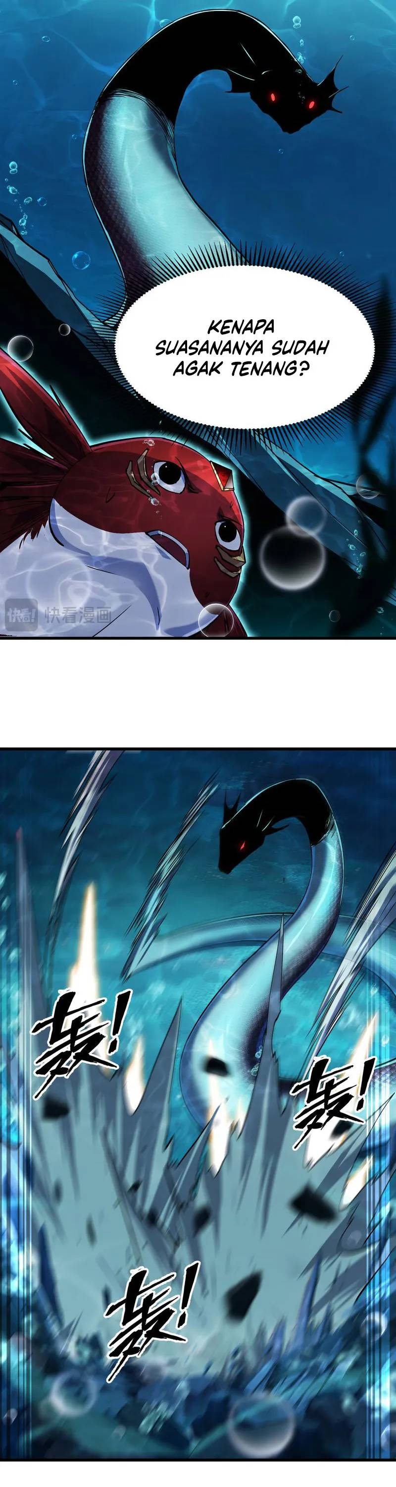 Halaman 16 dari Evolution from Carp to Divine Dragon Chapter 4