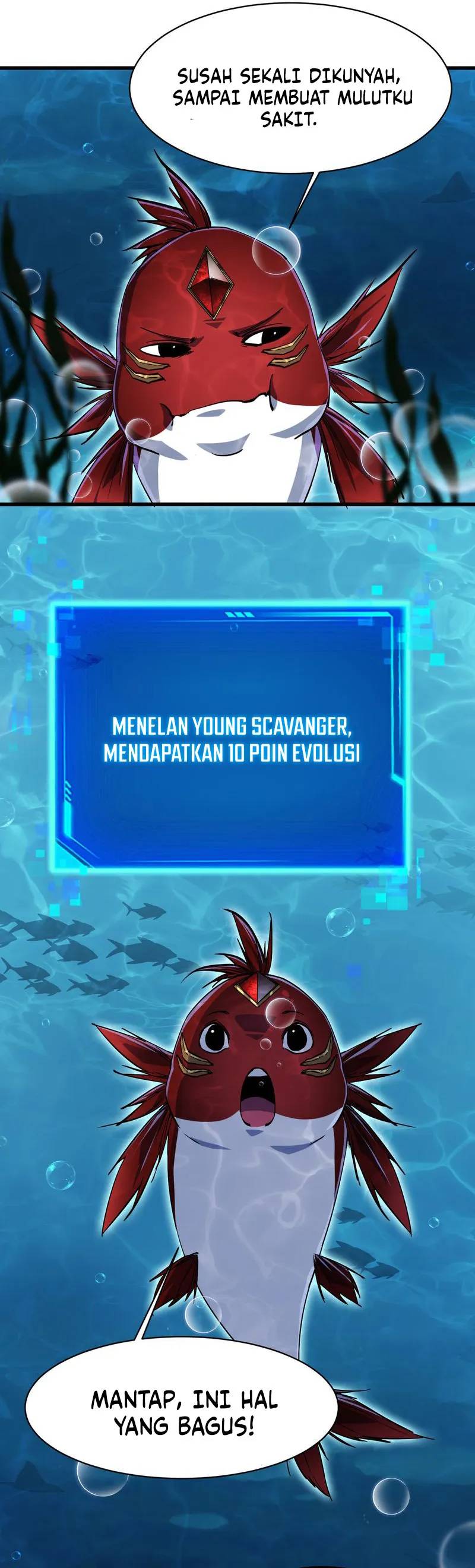 Halaman 8 dari Evolution from Carp to Divine Dragon Chapter 4