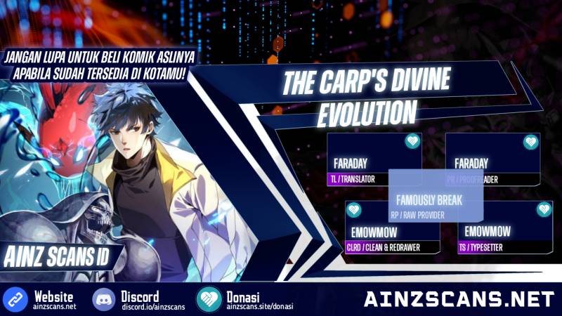 Halaman 1 dari Evolution from Carp to Divine Dragon Chapter 6
