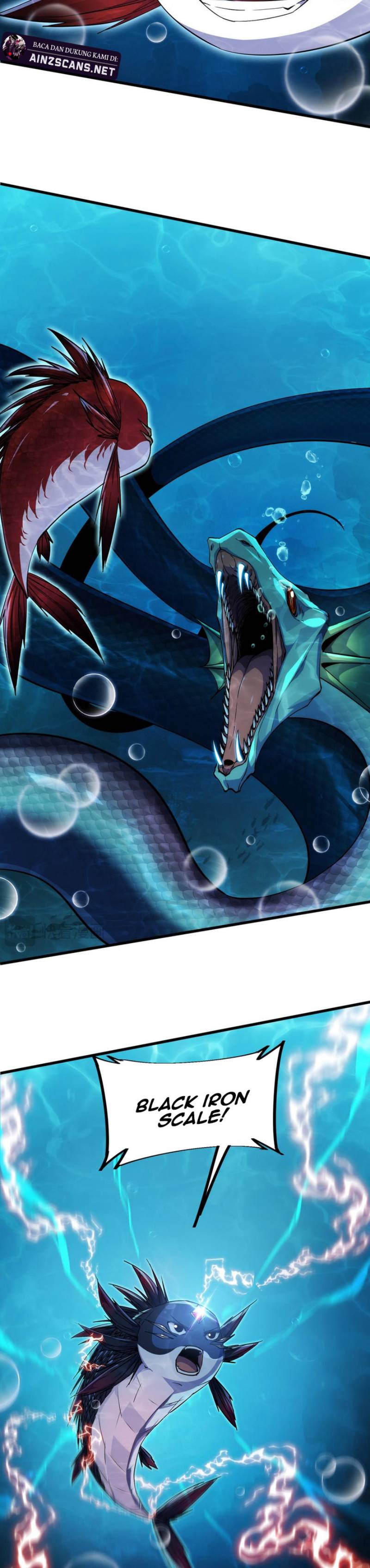 Halaman 18 dari Evolution from Carp to Divine Dragon Chapter 6