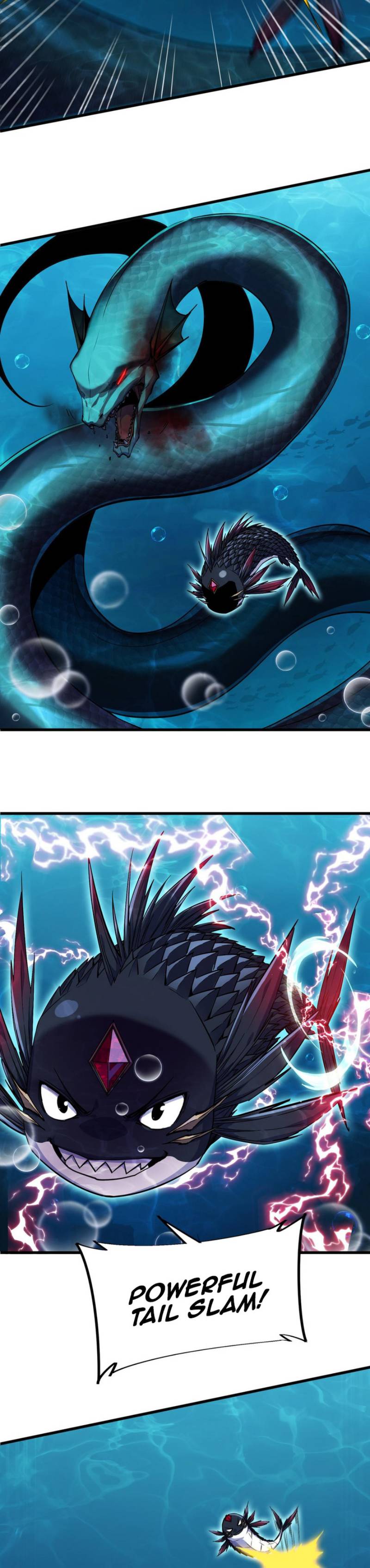 Halaman 20 dari Evolution from Carp to Divine Dragon Chapter 6