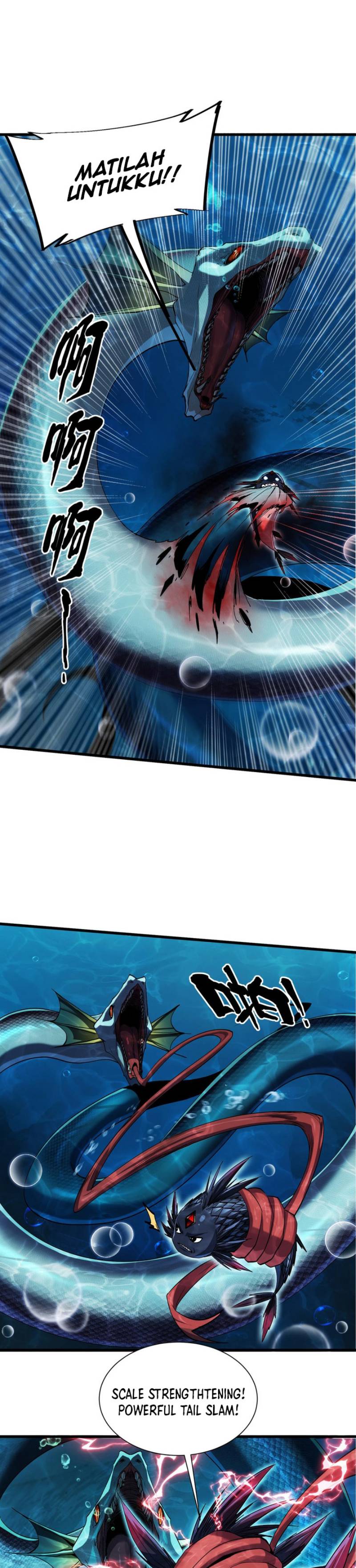 Halaman 26 dari Evolution from Carp to Divine Dragon Chapter 6