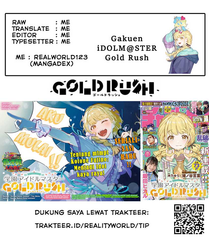Halaman 20 dari Gakuen Idol Master Chapter 32